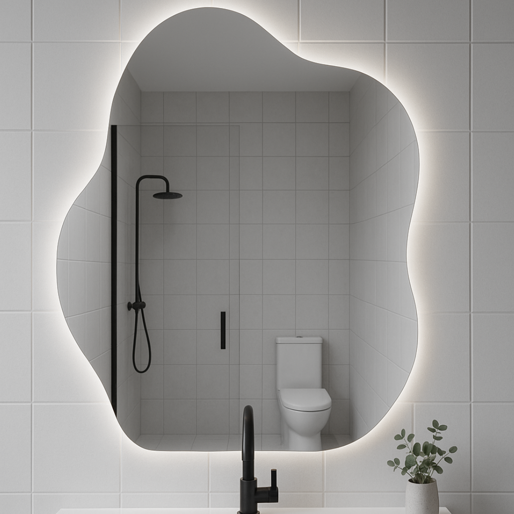 Espejo Irregular Sin Marco 60x80cm LED 3 Tonos