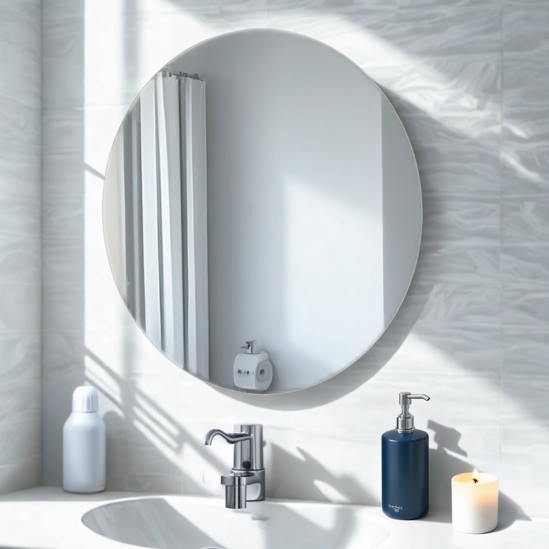 Espejo de 50cm Redondo Decorativo Sin Marco