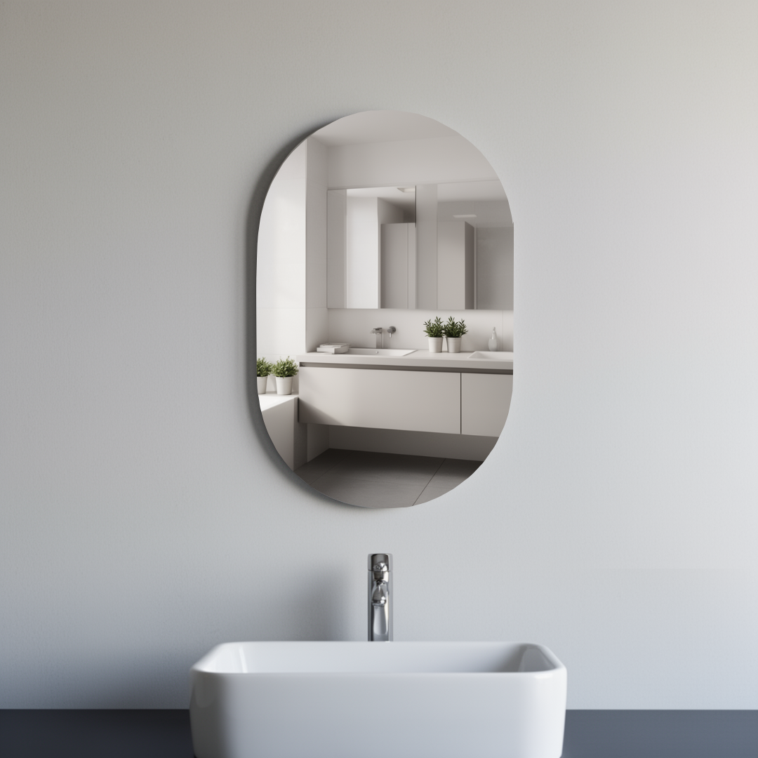 Espejo Ovalado 45x65cm Sin Marco