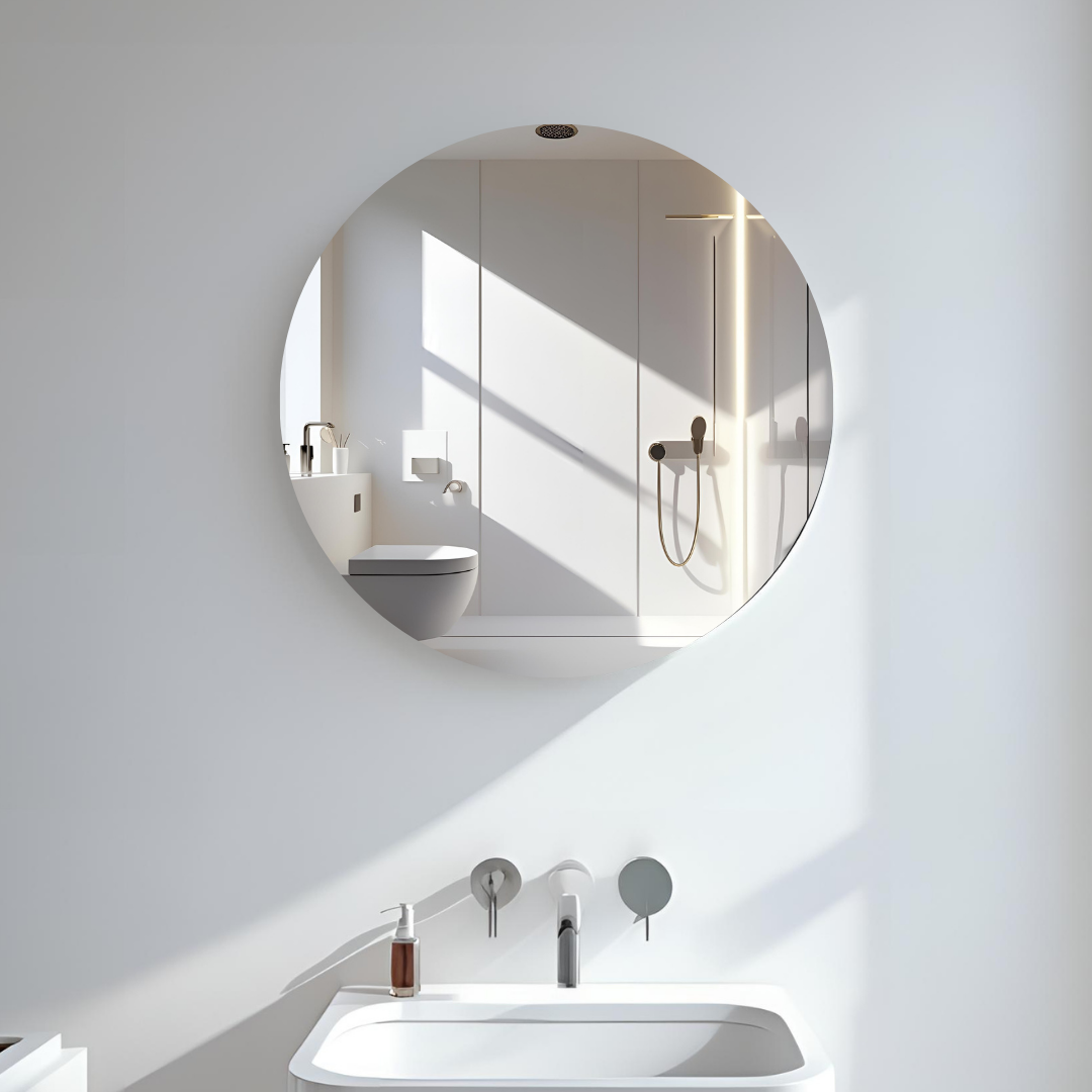 Espejo de 50cm Redondo Decorativo Sin Marco