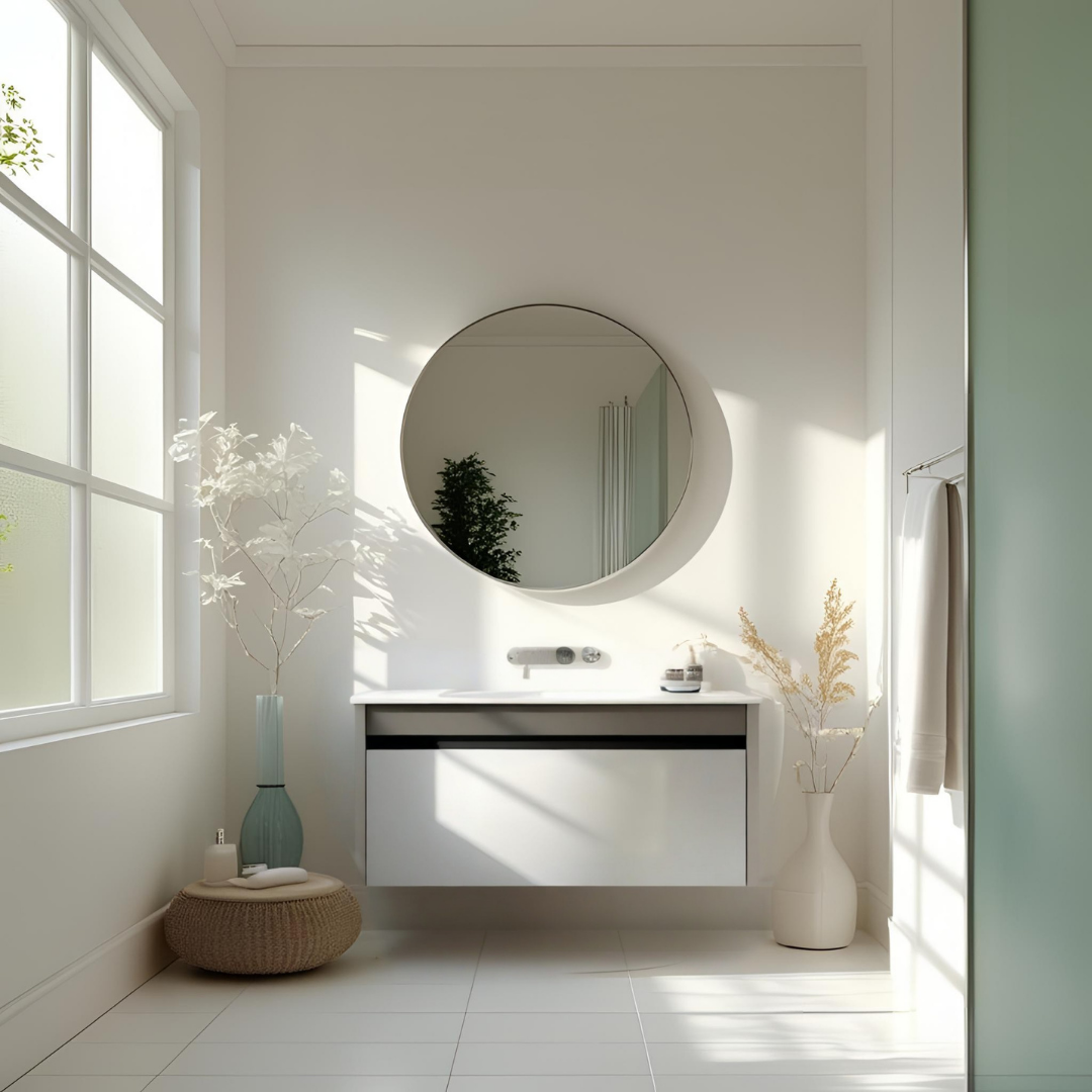 Espejo de 70cm Redondo Decorativo Sin Marco