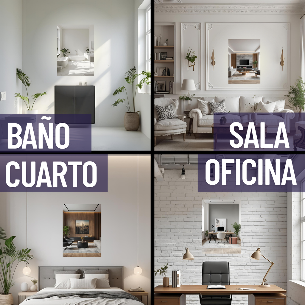 Espejo Rectangular 50x70 Sin Marco